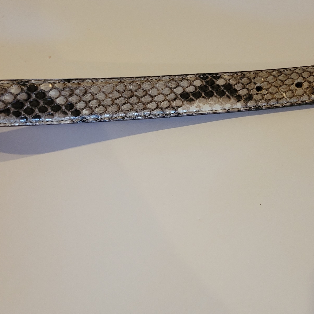 Barry Kesselstein Python Belt